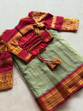 Aakriti Semi Silk Crop Top with Skirt Set - Festive Wear