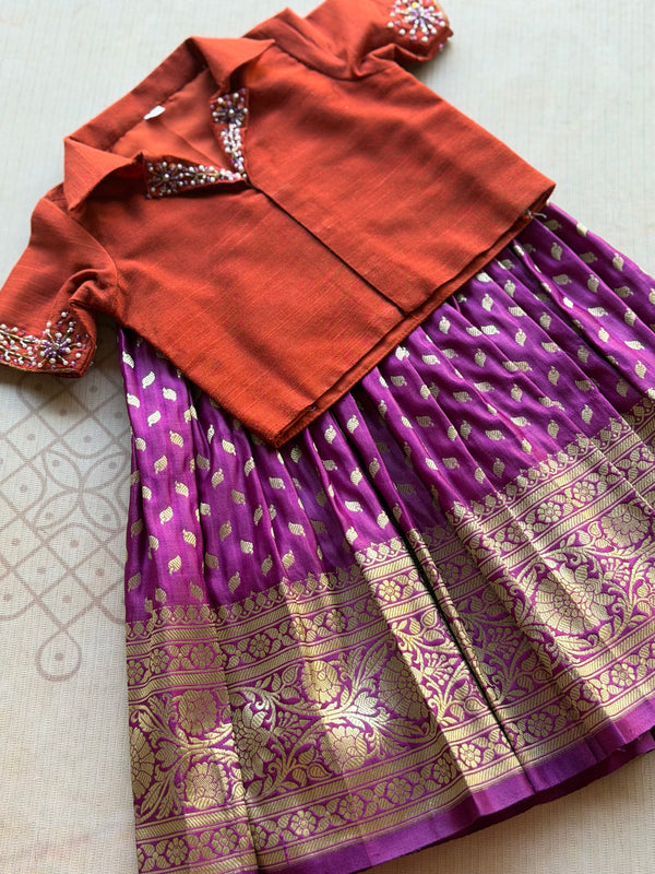 Esha - Crop Top and Skirt Festive Edit