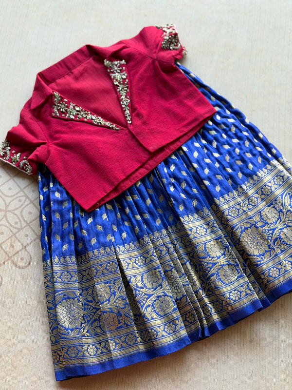 Esha - Crop Top and Skirt Festive Edit