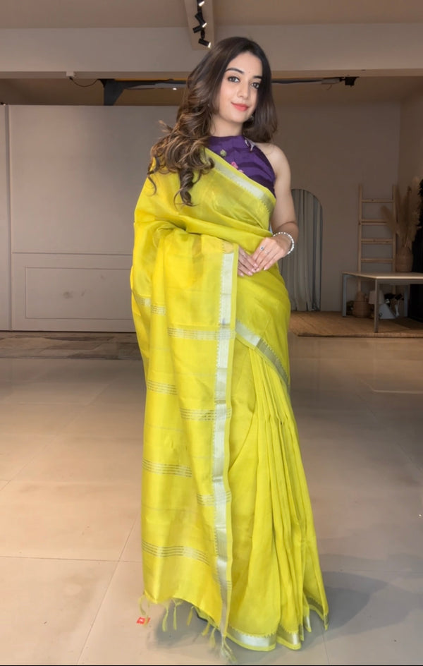 Mangalgiri Semi Silk Saree