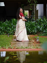 Taasha Onam Festive Collection - Maroon