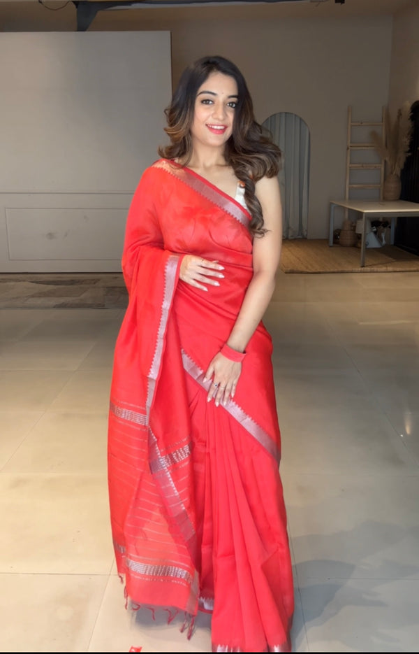 Mangalgiri Semi Silk Saree