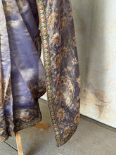 Pure Organza Digital Printed Saree with Embellished Border