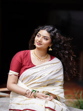 Taasha Onam Festive Collection - Maroon