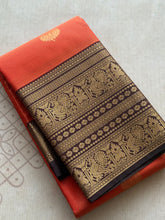Semi Kanchi Silk Vairaoosi Saree with Double Border