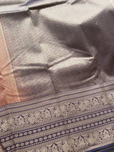 Semi Kanchi Silk Vairaoosi Saree with Double Border