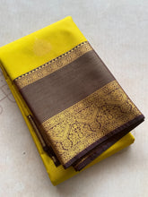 Semi Kanchi Silk Vairaoosi Saree with Double Border