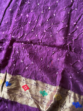Krishvi - Pure Viscose Bandhini Saree With Paithani Border & Pallu