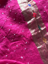 Krishvi - Pure Viscose Bandhini Saree With Paithani Border & Pallu