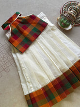 Vaishnavi - Chettinad Cotton Crop Top & Skirt Set for Onam Edit