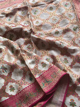 Pure Pashmina Banarasi Silk Saree
