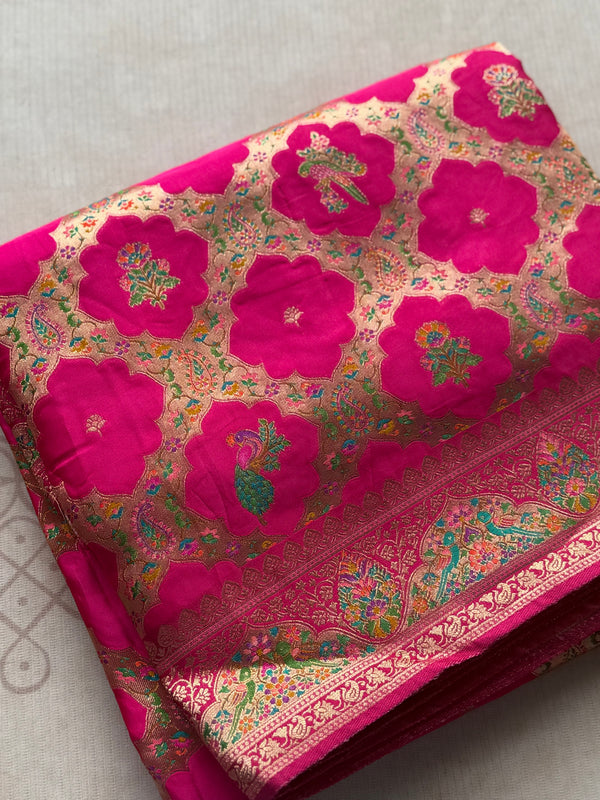 Pure Pashmina Banarasi Silk Saree