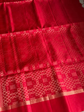 Pure Kanjivaram Soft Silk Saree – Vintage Red with Gold Zari