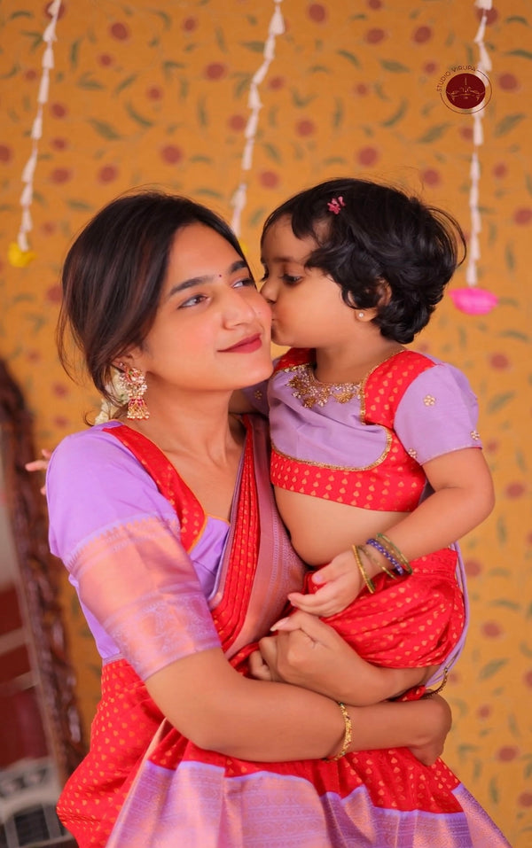 Lakshadeepam Mom & Daughter