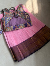 Taara Banarasi Embroidered Crop Top with Kanchi Cotton Skirt – Handcrafted Ethnic Set