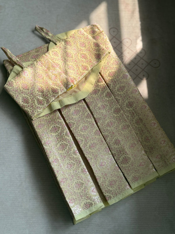 Shivanya - Brocade Banarasi Crop Top and Skirt