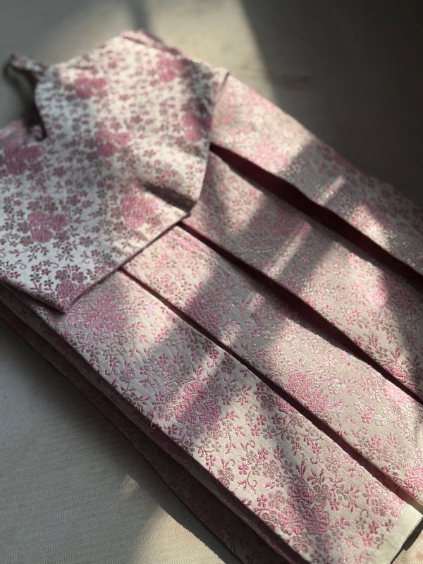 Shivanya - Brocade Banarasi Crop Top and Skirt