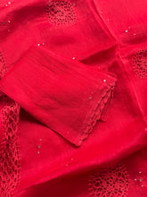 Kota Cotton Crochet Saree