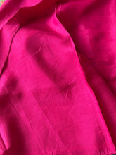 Pure Pashmina Silk Saree with All-Over Stripes & Raja Rani Story Pallu – Multicolour with Contrast Pink Blouse