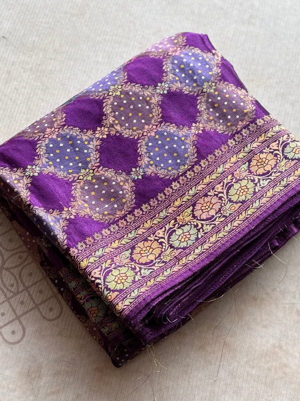Antique Banarasi Pashmina with Grand Pallu