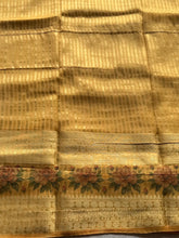 Mysore Crepe Silk Mubbagam Saree with Floral Borders – Festive Ethnic Wear