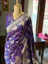 Pure Banarasi Katan Silk Saree – Blue Shade