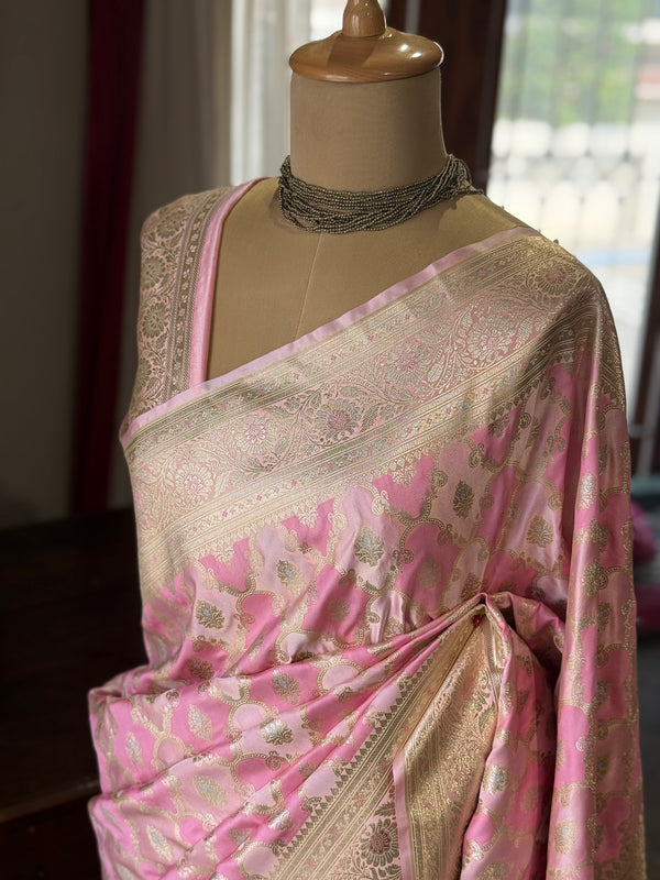 Banarasi Katan Silk Rangkat Saree