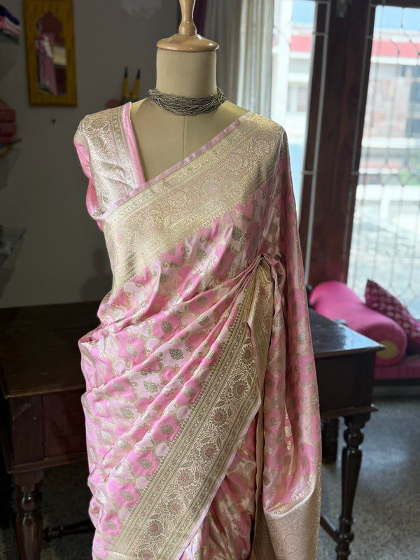 Banarasi Katan Silk Rangkat Saree