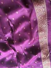 Crepe Silk Saree with Zari Buttas & Ornate Gold Border