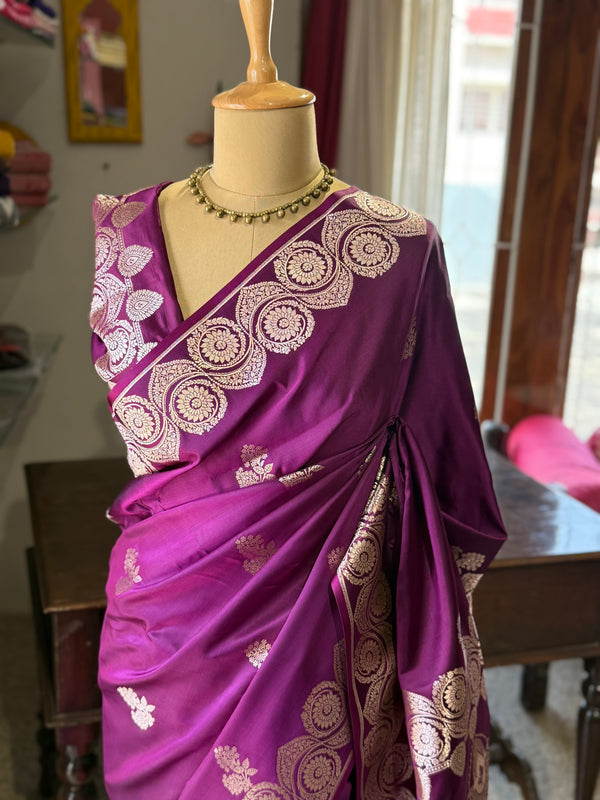 Banarasi Katan Silk Saree with Zari