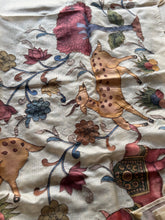 Ivory Kalamkari Applique Saree