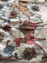 Ivory Kalamkari Applique Saree
