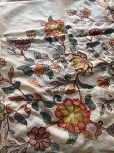 Ivory Kalamkari Applique Saree