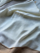 Ivory Crepe Satin Saree with Antique Gold Bird Motif