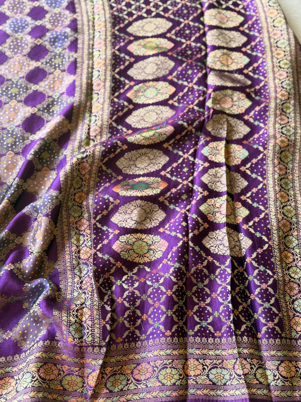 Antique Banarasi Pashmina with Grand Pallu