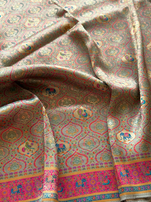 Antique Banarasi Pashmina with Grand Pallu