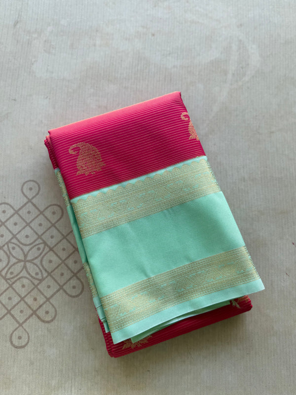 Semi Kanchi Silk Saree