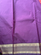Semi Kanchi Silk Saree with Zari Buttas & Contrast Zari Border