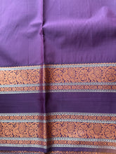 Semi Kanchi Silk Saree with Zari Checks & Retta Petta Border