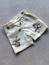 Multicolour Floral Embroidery Boys Shirts and Trousers Set - Purple