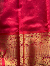 Kuppadam Silk Cotton Saree – Soft Beige & Red with Traditional Golden Zari Border