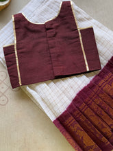 Yamuna - Kolam Crop Top & Sungudi Skirt Set Onam Edit