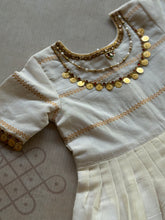 Saraswati Kids Frock Red - Onam Edit