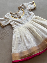 Saraswati Kids Frock Pink - Onam Edit