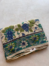 Kota Cotton Kalamkari Saree – Floral Vine Design with Peacock Pallu & Contrast Border