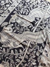 Kota Cotton Kalamkari Saree with Peacock Pallu