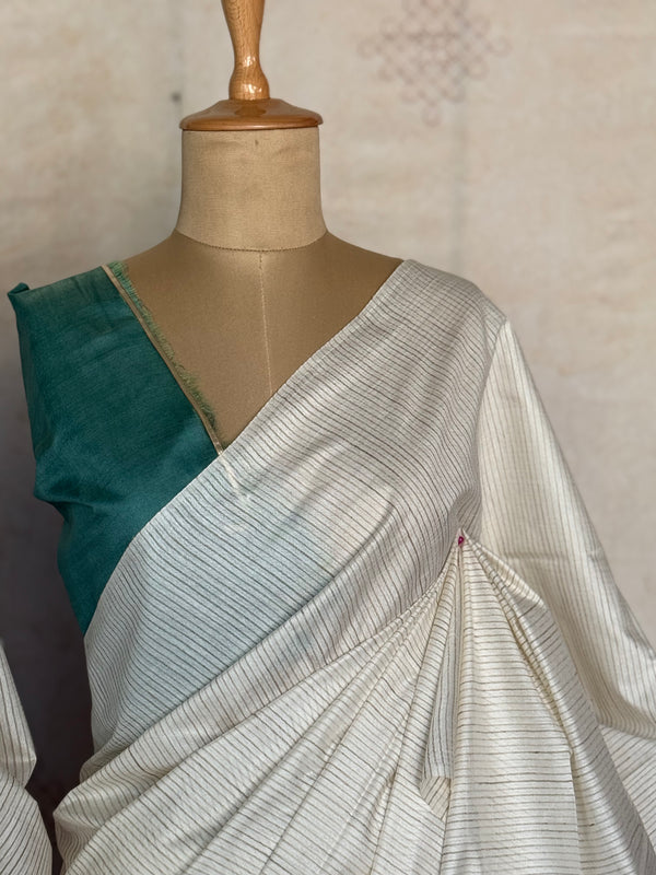 Hridya - Tussar Saree Vishu Edit