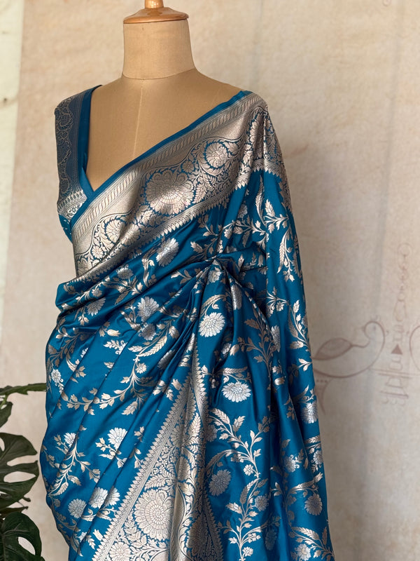 Banarasi Katan Silk Saree with Zari