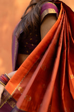 Semi Kanchi Silk Saree – Rust Orange Festive & Ethnic Wear