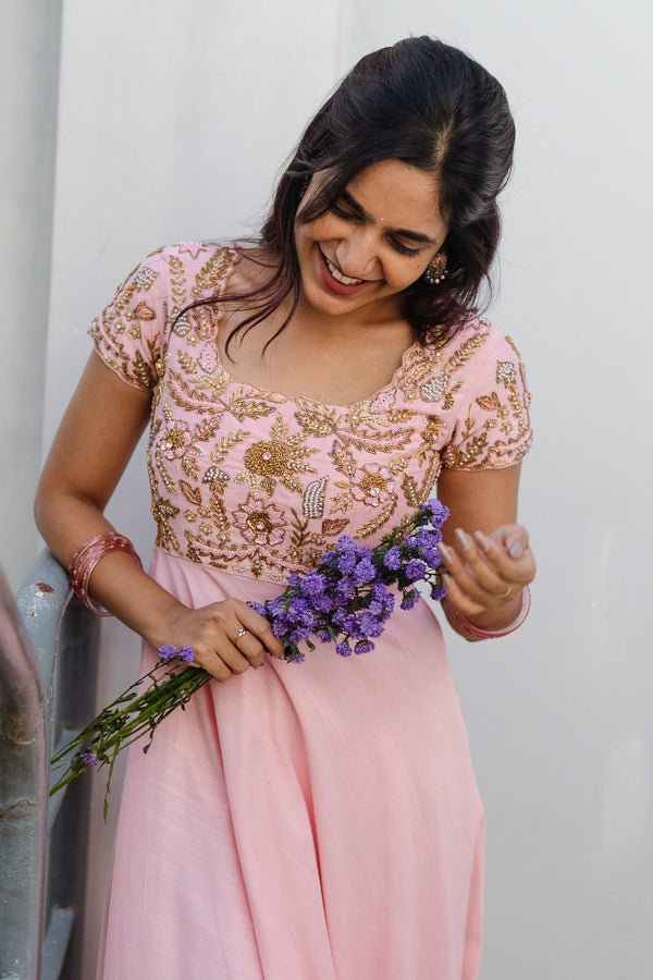 Anika Anarkali Dress – Festive Designer Wear